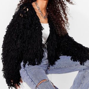 Nasty Gal Shag Cardigan